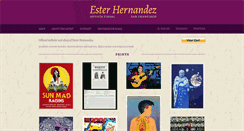 Desktop Screenshot of esterhernandez.com