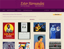 Tablet Screenshot of esterhernandez.com
